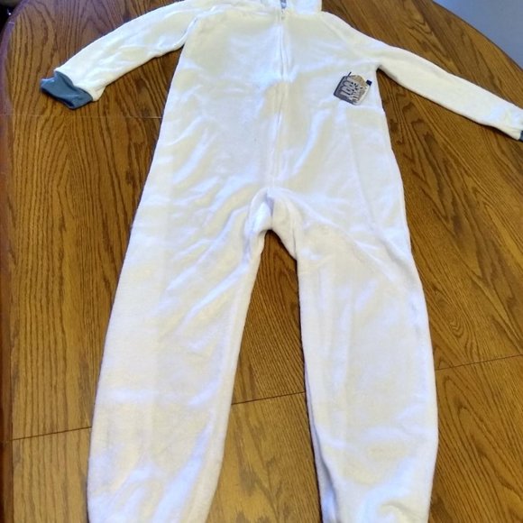 Smallfoot Migo One Piece Costume Pajama Set White - Picture 3 of 14
